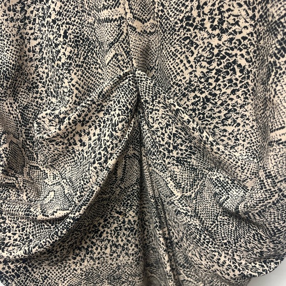 Guess Snakeskin Print Tulip Hem Dress - Picture 8 of 14